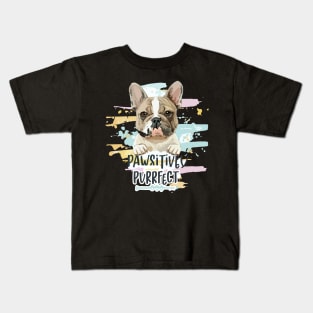 Whimsical Watercolors: Pawsitively Purrfect Kids T-Shirt